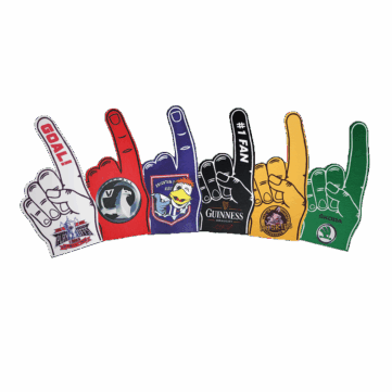 Custom foam hand