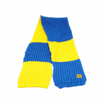 Custom retro knitted scarf