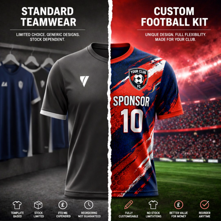 Custom Football Kits vs Teamwear Suppliers: Which is Best for Your Club?