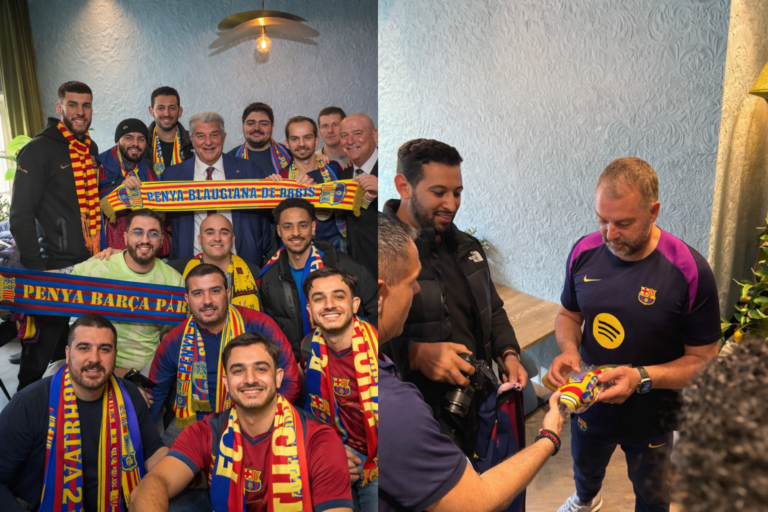 How Penya Blaugrana Paris Created Custom Football Scarves for El Clásico