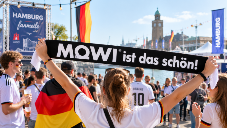 MOWI ist das schön: Custom Football Scarves for a World Cup Fan Campaign